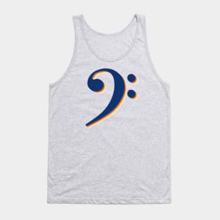 Bass Clef Symbol Tank Top